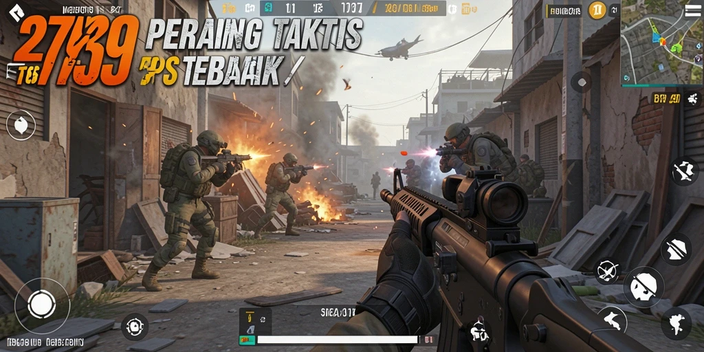 Tampilan seru dari gameplay 2739 saat pertempuran berlangsung.