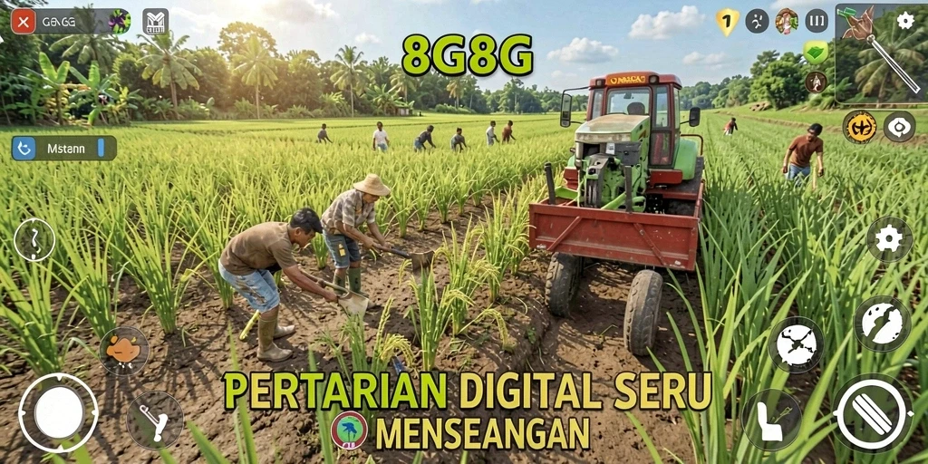 Tampilan gameplay dari 8G8G yang menarik dan interaktif.