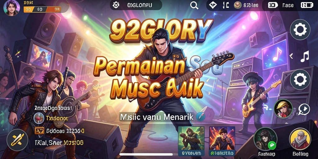 Tampilan gameplay seru dan interaktif dalam 92GLORY.