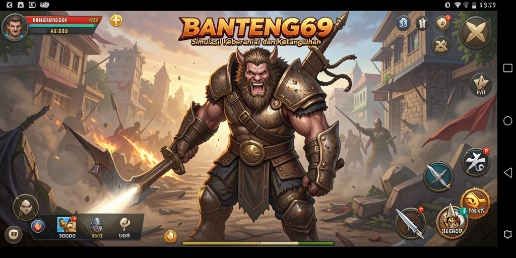 Tampilan gameplay BANTENG69 yang mendebarkan dan menantang.