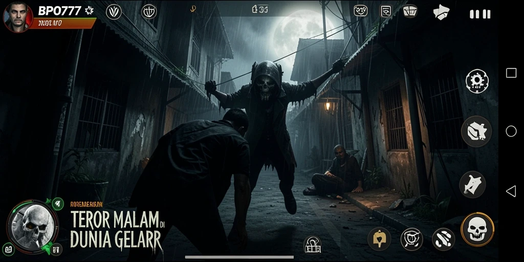 Gameplay mencekam di BPO777 yang penuh kengerian.