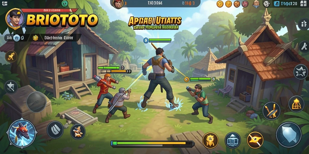 Tampilan antarmuka BRIOTOTO yang sederhana dan intuitif.