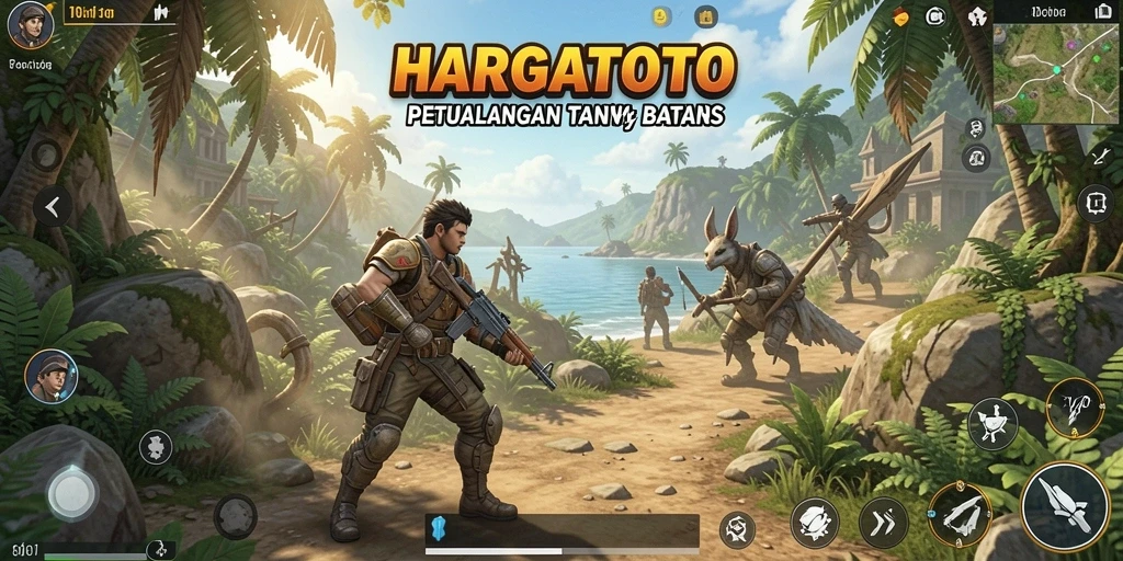 Gameplay HARGATOTO yang menakjubkan dalam dunia terbuka.
