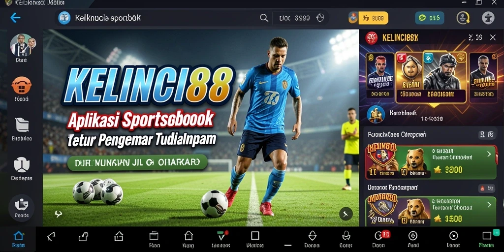 Tangkapan layar dari gameplay menarik dalam aplikasi Sportsbook KELINCI88.