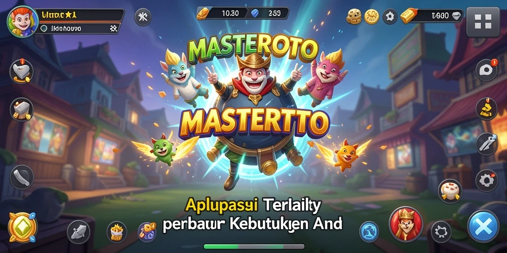 Tampilan antarmuka MASTERTOTO yang sederhana dan fungsional.