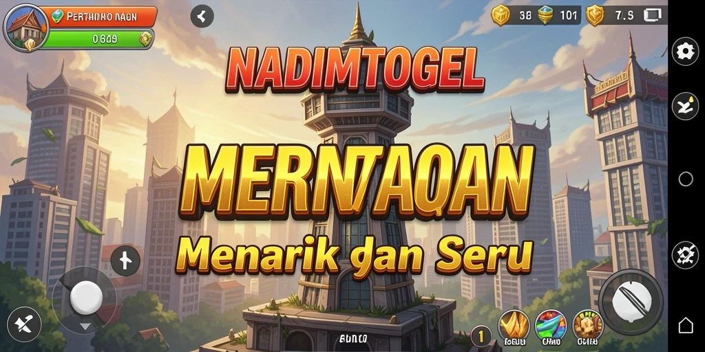 Tampilan gameplay NADIMTOGEL yang seru dan strategis.