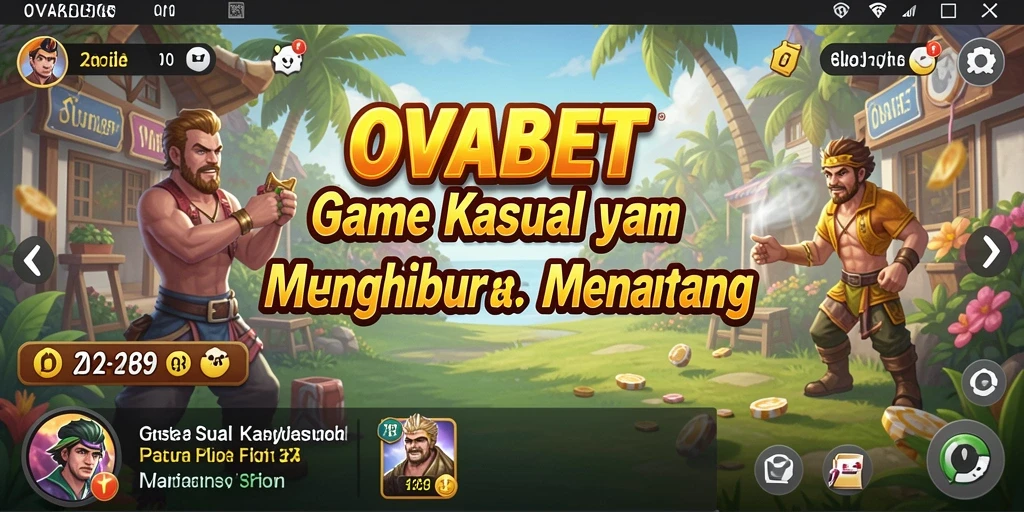 Tampilan gameplay seru dengan tantangan menarik di OVABET.