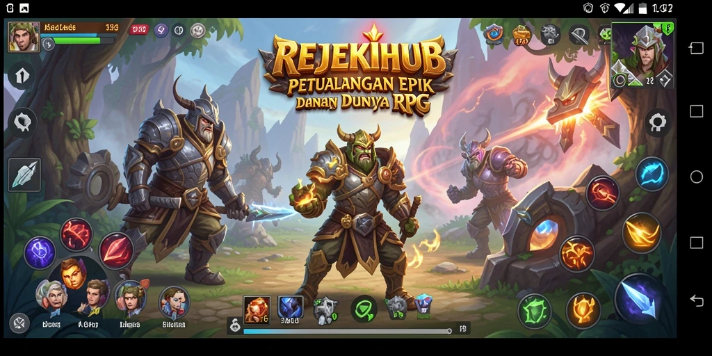 Tampilan gameplay seru dan menarik dari REJEKIHUB dalam aksi RPG.