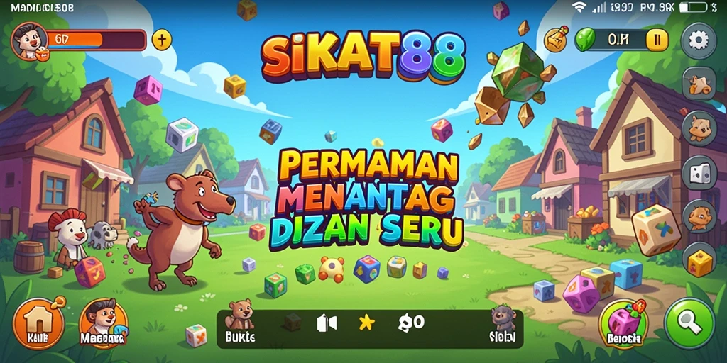 Tampilan gameplay SIKAT88 dengan tantangan Puzzle yang menarik.