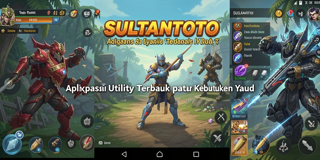 Tampilan antarmuka SULTANTOTO yang menarik dan mudah digunakan.
