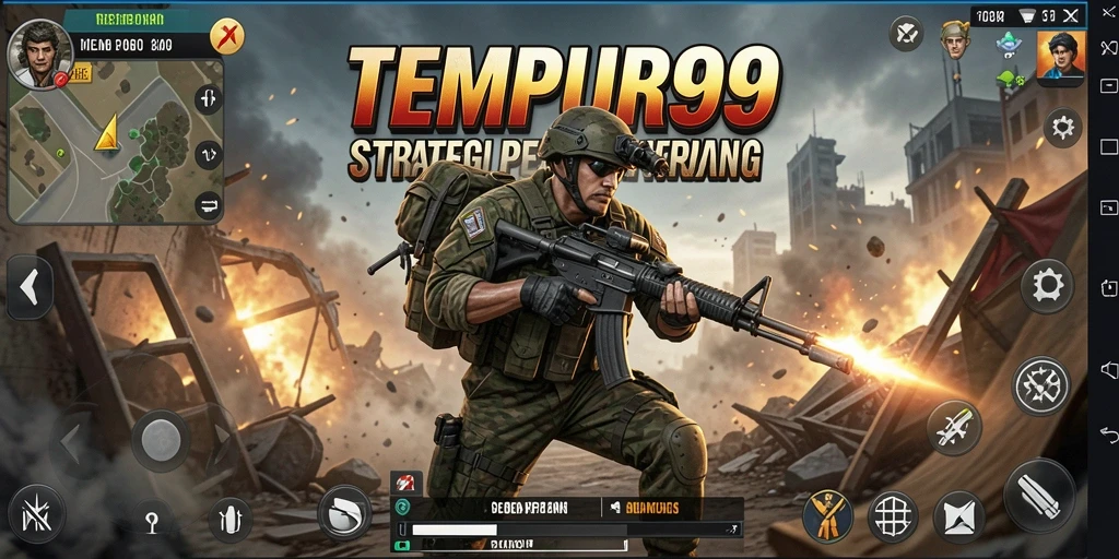Tampilan gameplay TEMPUR99 yang menegangkan dan memikat.