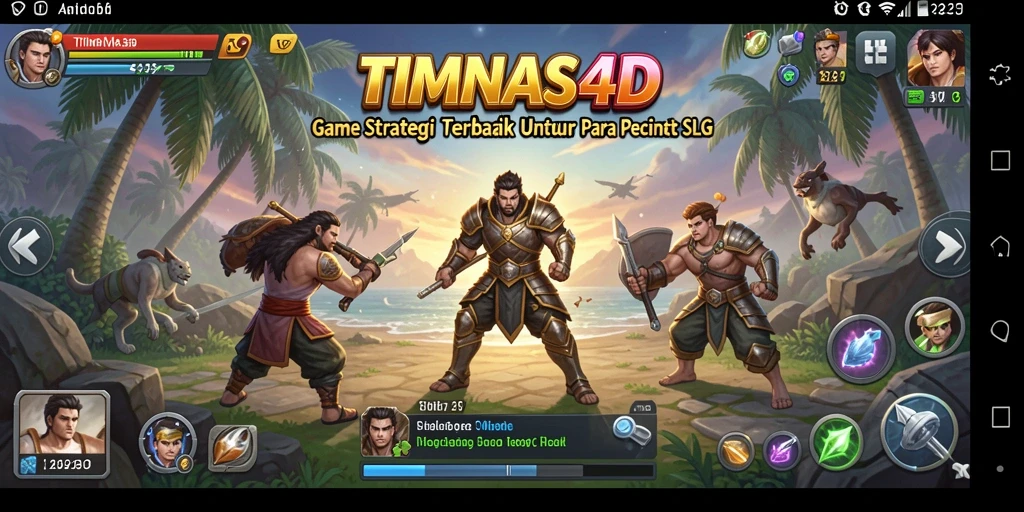 Tampilan gameplay SLG yang mendebarkan dan interaktif.