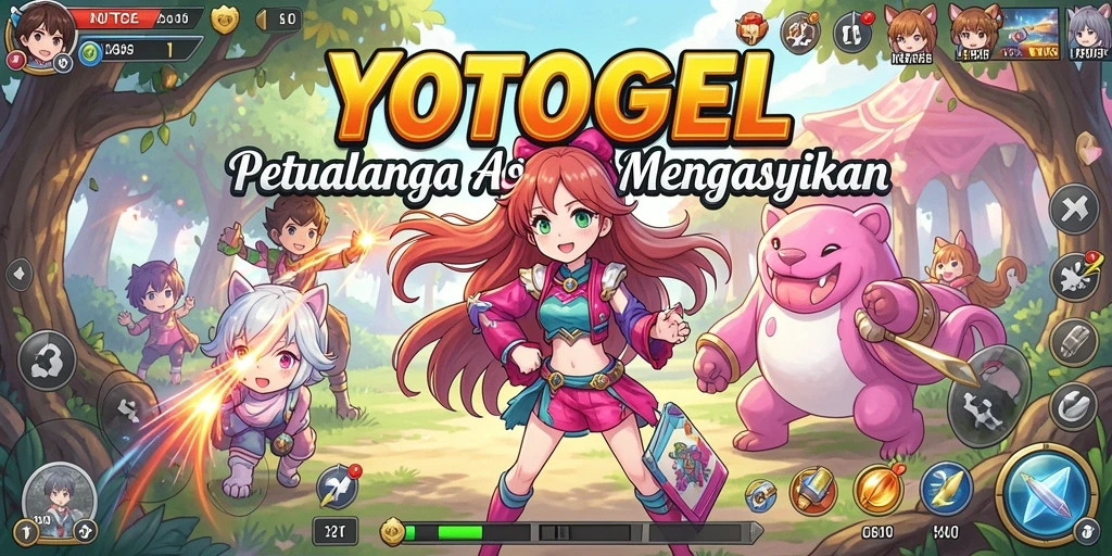 Menampilkan karakter anime ikonik dalam aksi seru di YOTOGEL.
