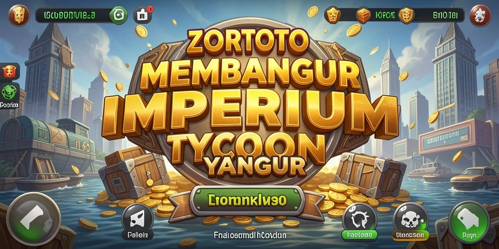 Tampilan menarik gameplay ZORTOTO dengan elemen Tycoon.